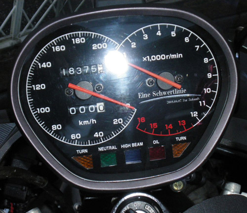 ワンオフ♪GSX−S刀(カタナ)用オリジナルメーターパネル♪7501100 ワンオフ♪GSX−S刀(カタナ)用オリジナルメーターパネル